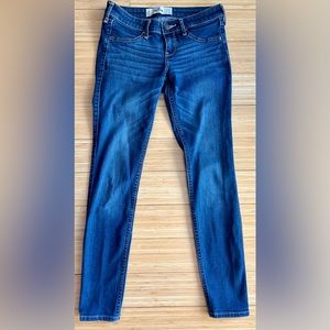 Hollister | Juniors Blue Stretch Skinny Jeans Jeggings Size 3R